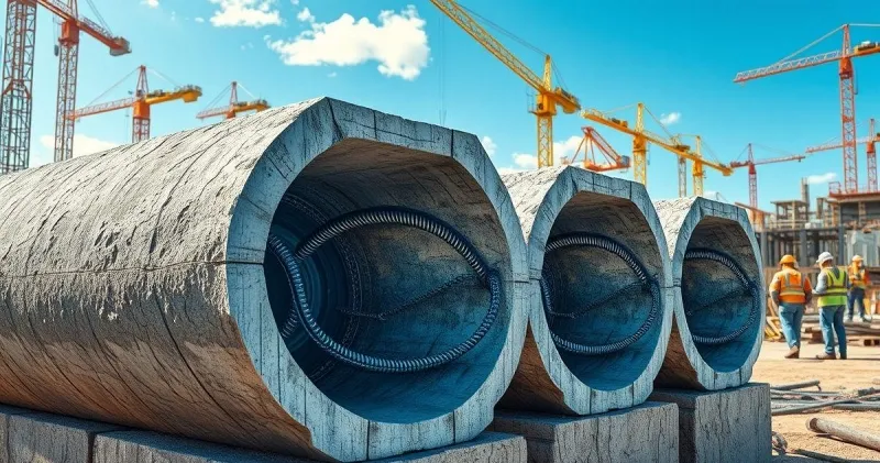 Estacas de concreto pré fabricadas